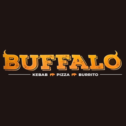 Buffalo Kebab, Pizza, Burrito logo.